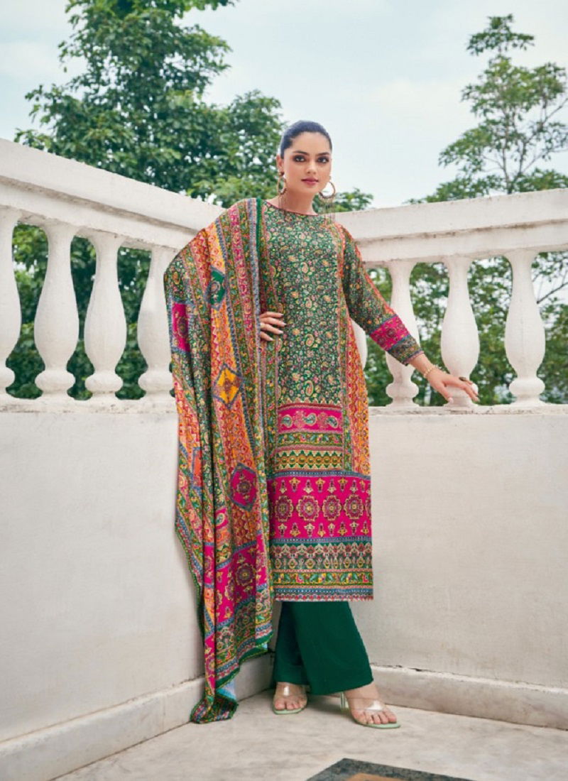 Nazneen By Alok Suit Printed Pashmina Dress Material